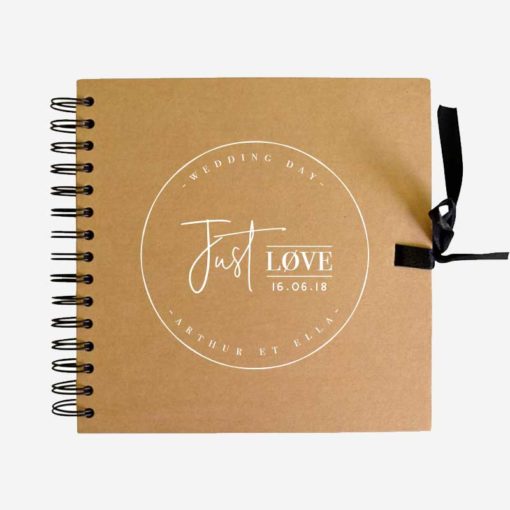 livre d'or mariage just love