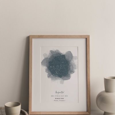 carte ciel etoilé naissance