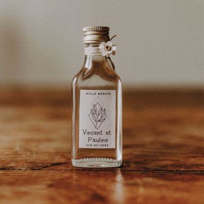 flasque gin cadeau invite mariage