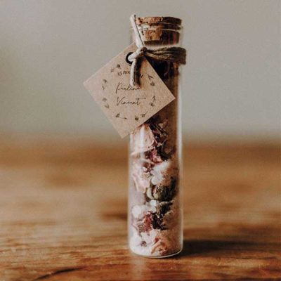Sel de bain cadeaux invités mariage